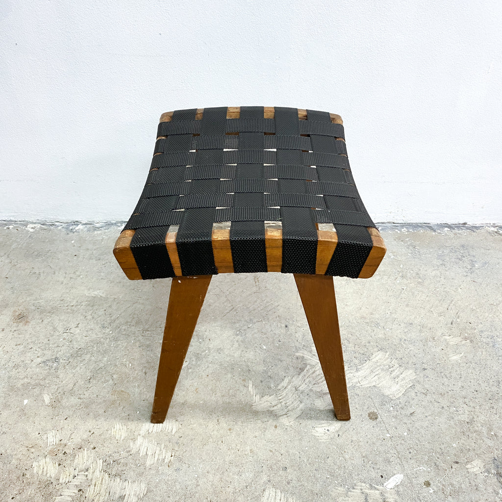 Snelling Footstool Woven Strapping