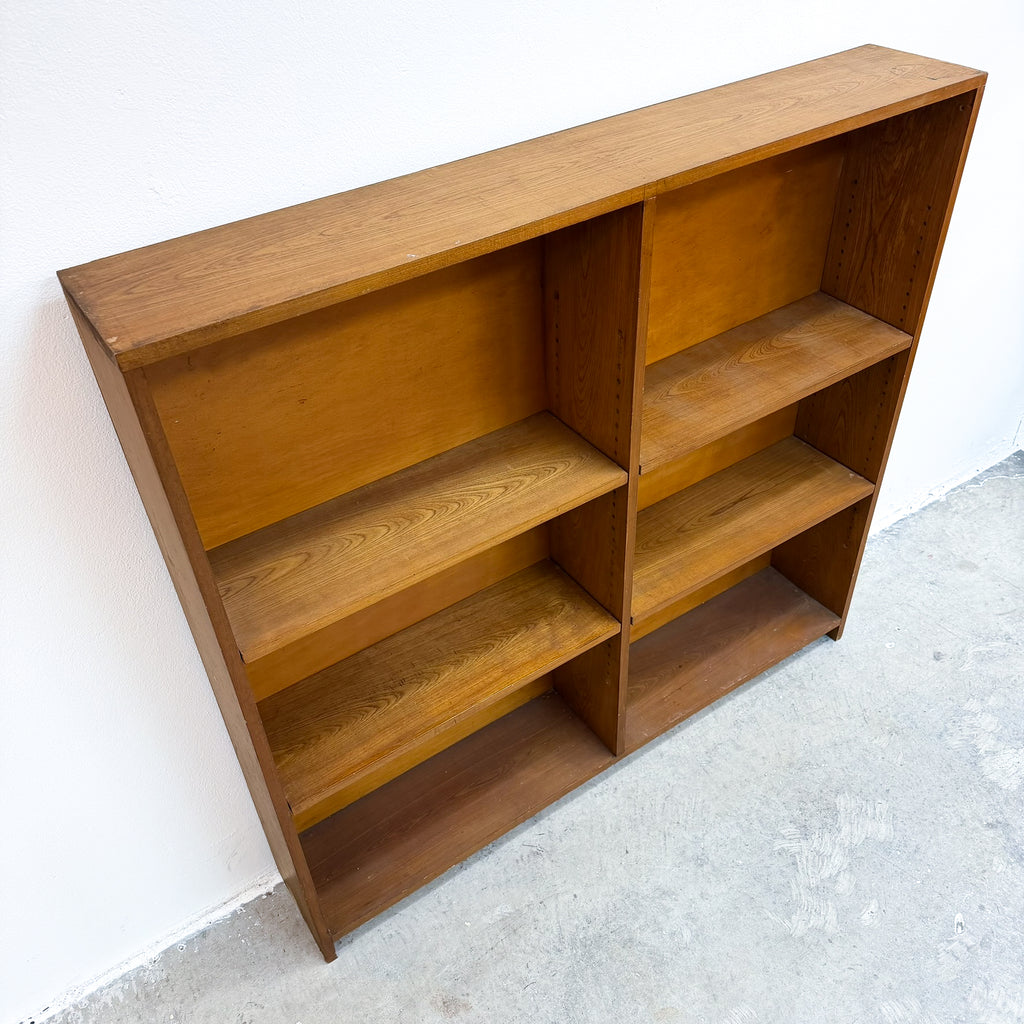 Solid Timber Bookshelf with Adjustable Shelves