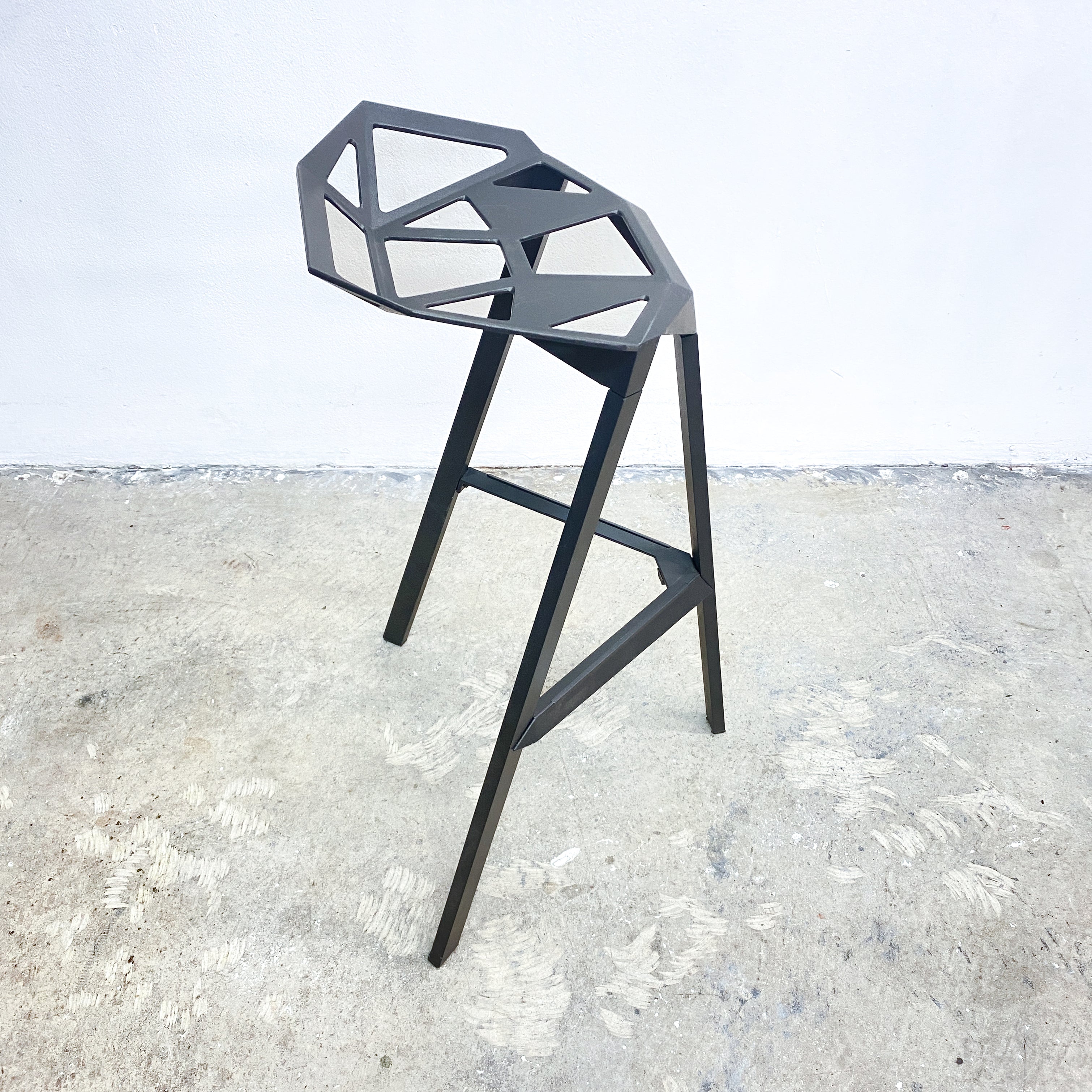 Set 4 Bar stools - In the style of Stool One bar stool - Black– The ...