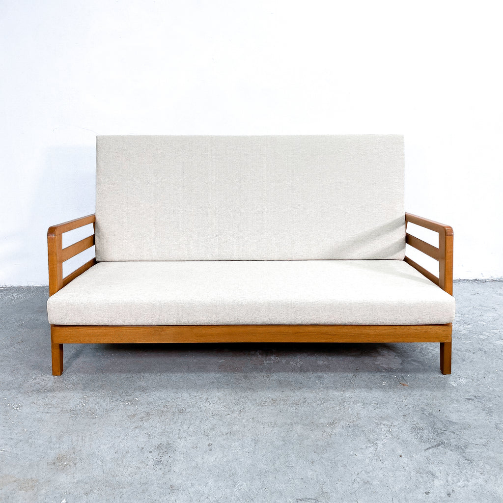 Stunning Mid Century 2 Seater Sofa Lounge Artes Studio - Reupholstered