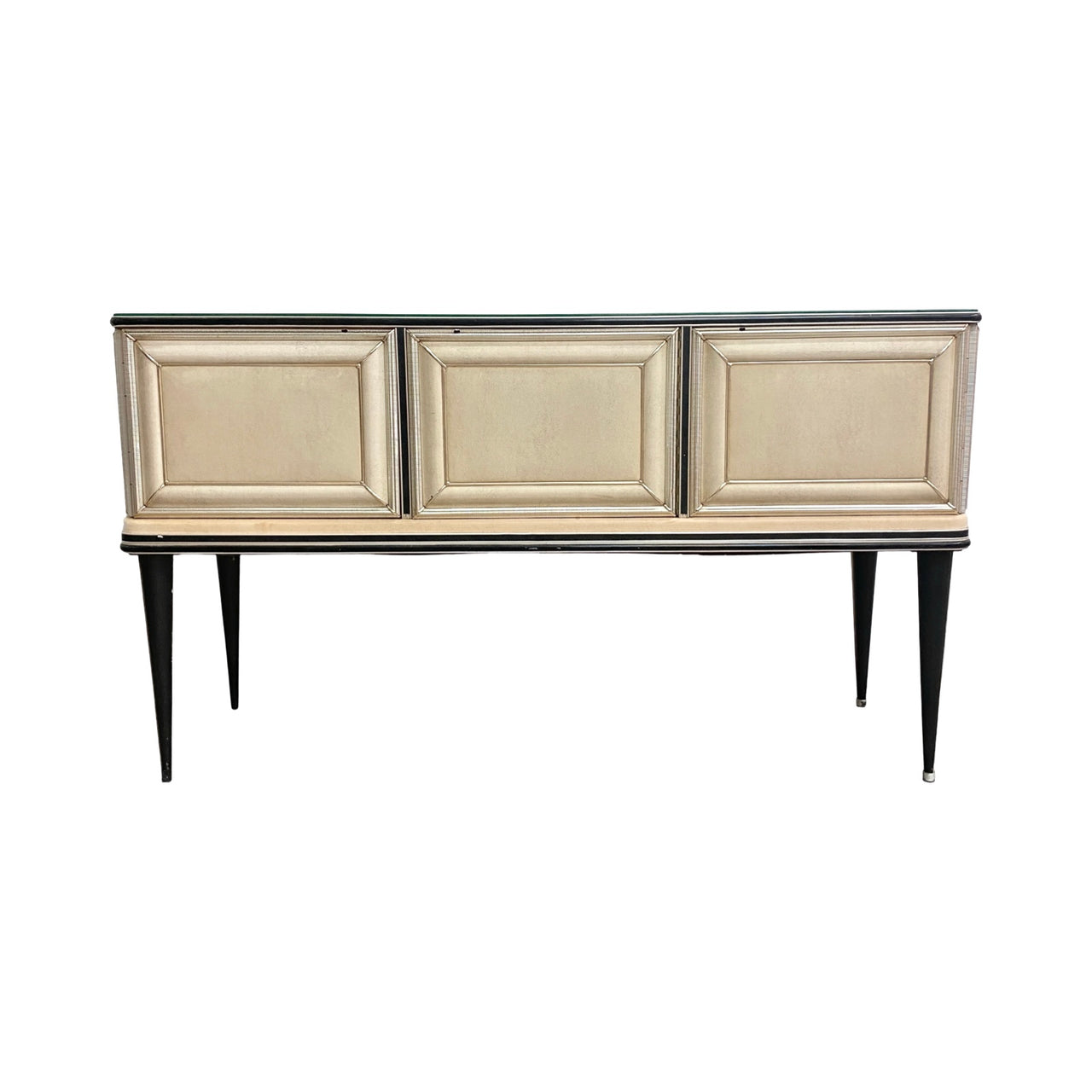 Stunning Hollywood Regency 3 Door Italian Sideboard By Umberto Mascagni 1950s