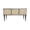 Stunning Hollywood Regency 3 Door Italian Sideboard By Umberto Mascagni 1950s