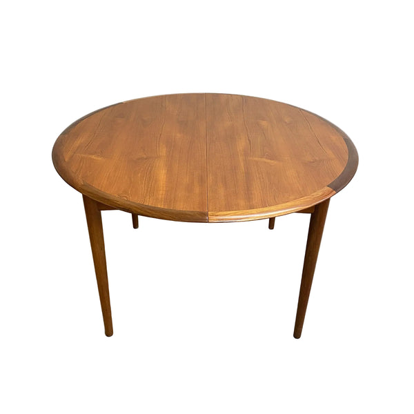 th brown mid century dining table