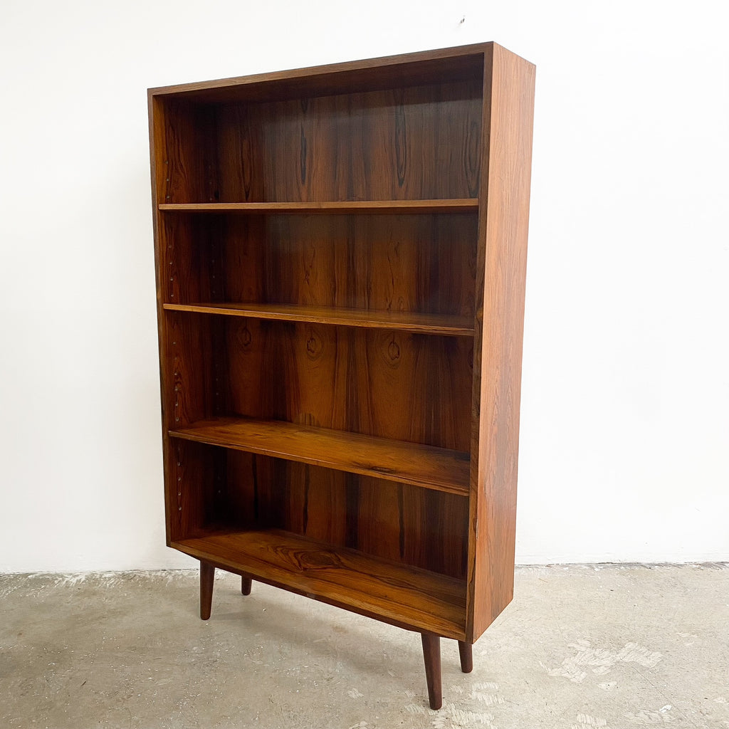 Tall Danish Mid Century Brazilian Rosewood Shelves