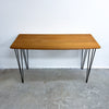 Tasmanian Oak Mid Century Style Console Table With Pin Legs