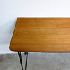 Tasmanian Oak Mid Century Style Console Table With Pin Legs