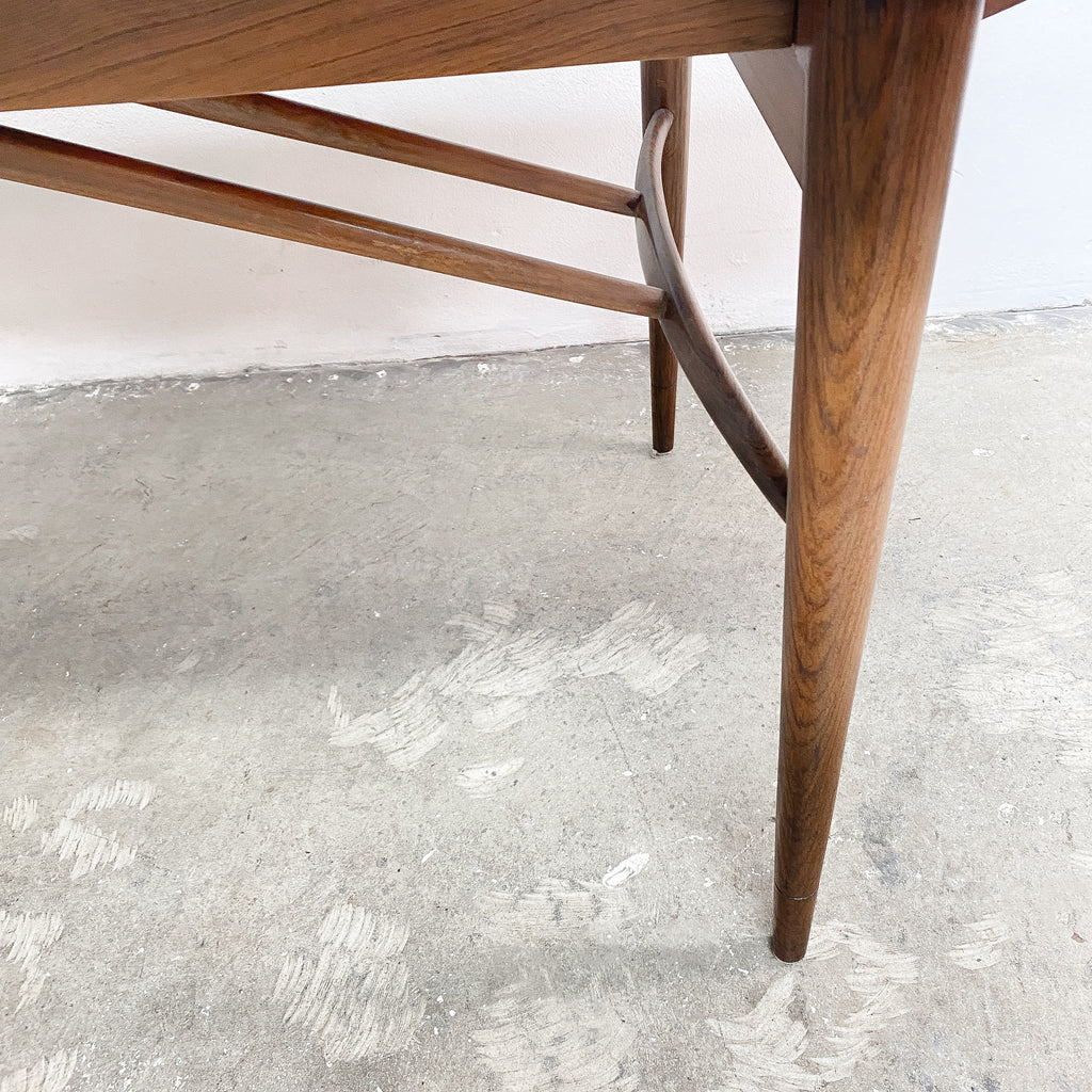 Teak and Rosewood Dining Extension Table