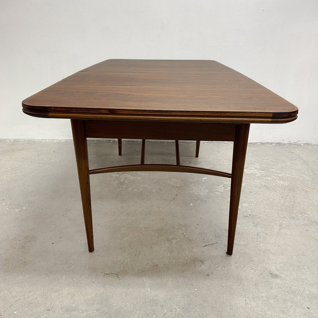 Teak and Rosewood Dining Extension Table