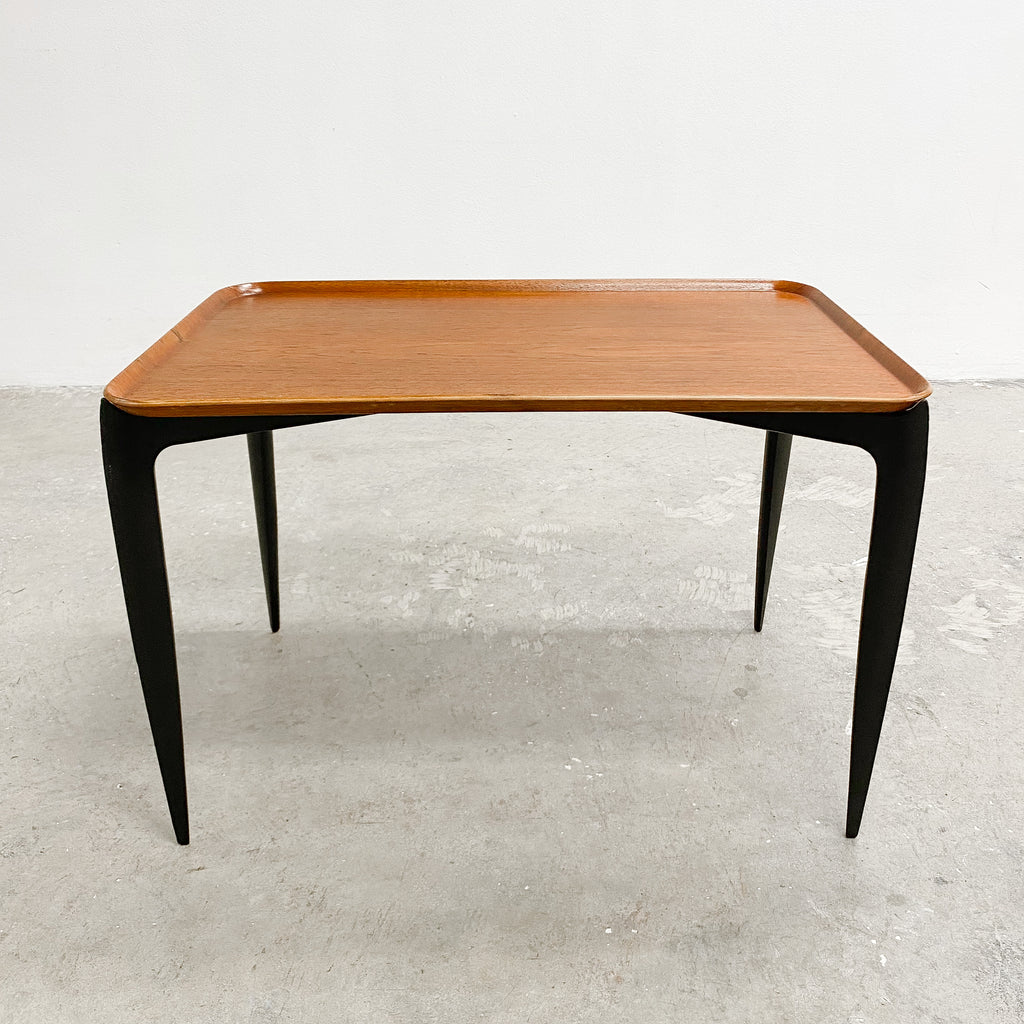 Teak tray table Fritz Hansen by Svend Age Willumsen and Hans Engholm 