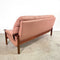 Mid Century Tessa T21 3 Seater Lounge In Blush Pink Leather