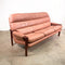 Mid Century Tessa T21 3 Seater Lounge In Blush Pink Leather