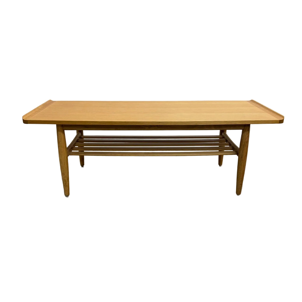 Tony Parker Lip End Oak Coffee Table - Restored