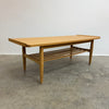 Tony Parker Lip End Oak Coffee Table - Restored