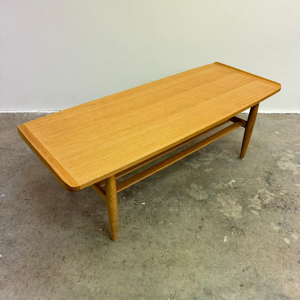Tony Parker Lip End Oak Coffee Table - Restored