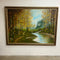 Very Large Mid Century Autumn Landscape Painting