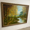Very Large Mid Century Autumn Landscape Painting