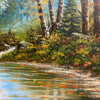 Very Large Mid Century Autumn Landscape Painting