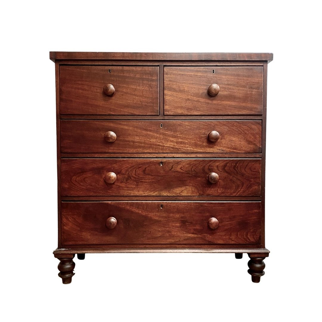 Victorian Full Australian Cedar Tall Boy