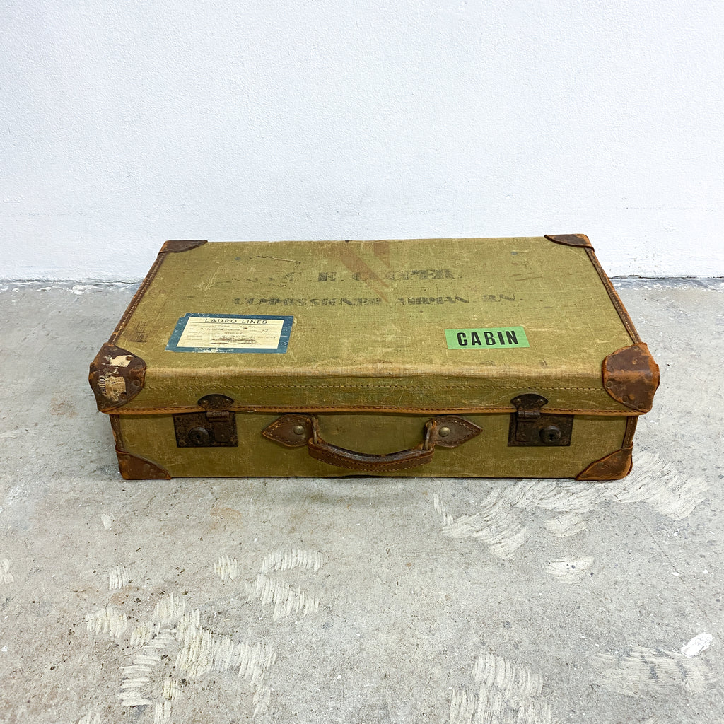 Vietnam/Korean War Era Air Commodore Coopers' Airman Suitcase