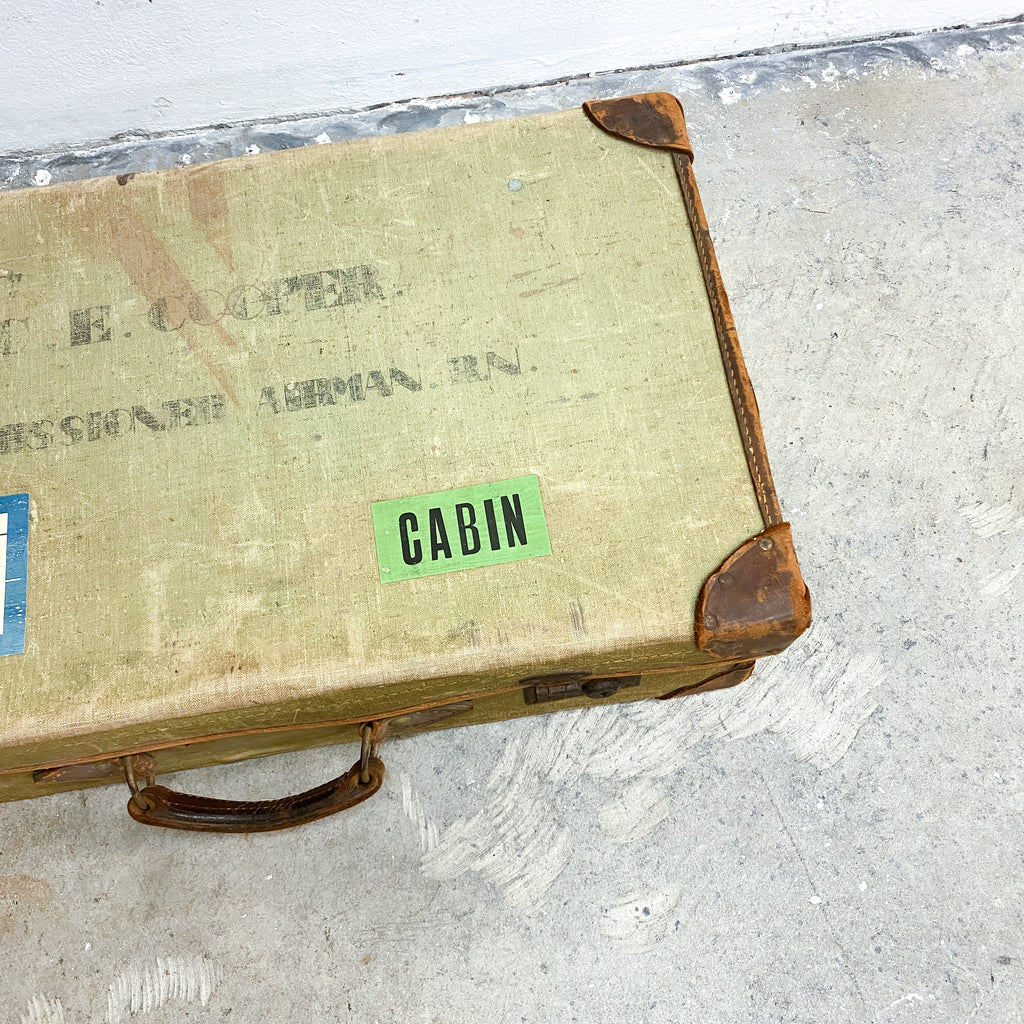 Vietnam/Korean War Era Air Commodore Coopers' Airman Suitcase