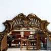 Vintage 20th Century Carved Wood And Gilt Mirror