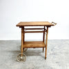 Vintage 40s 50s Cane Drinks Trolley