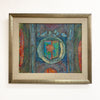Vintage Abstract Oil Painting By Ken Gailer C1987