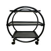 Vintage Art Deco Cocktail Drinks Trolley Bar Cart