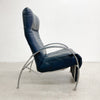 Vintage Billie Recliner Leather Armchair By Lafer Made in Brazil 