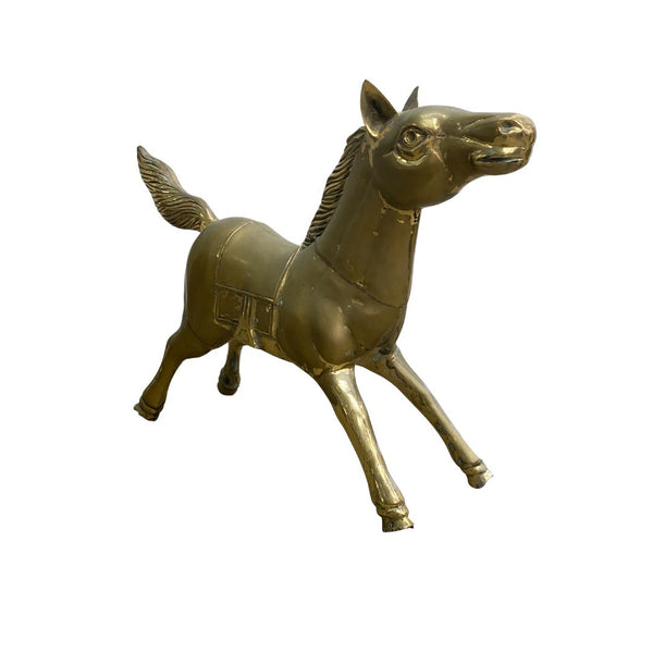 Vintage Brass Horse Decorative Figurine