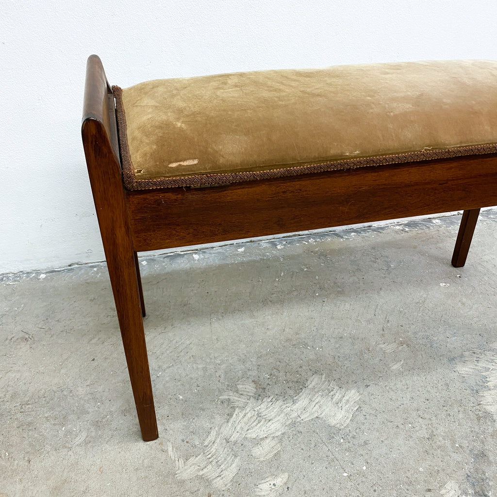Vintage Brazilian Rosewood Piano Stool