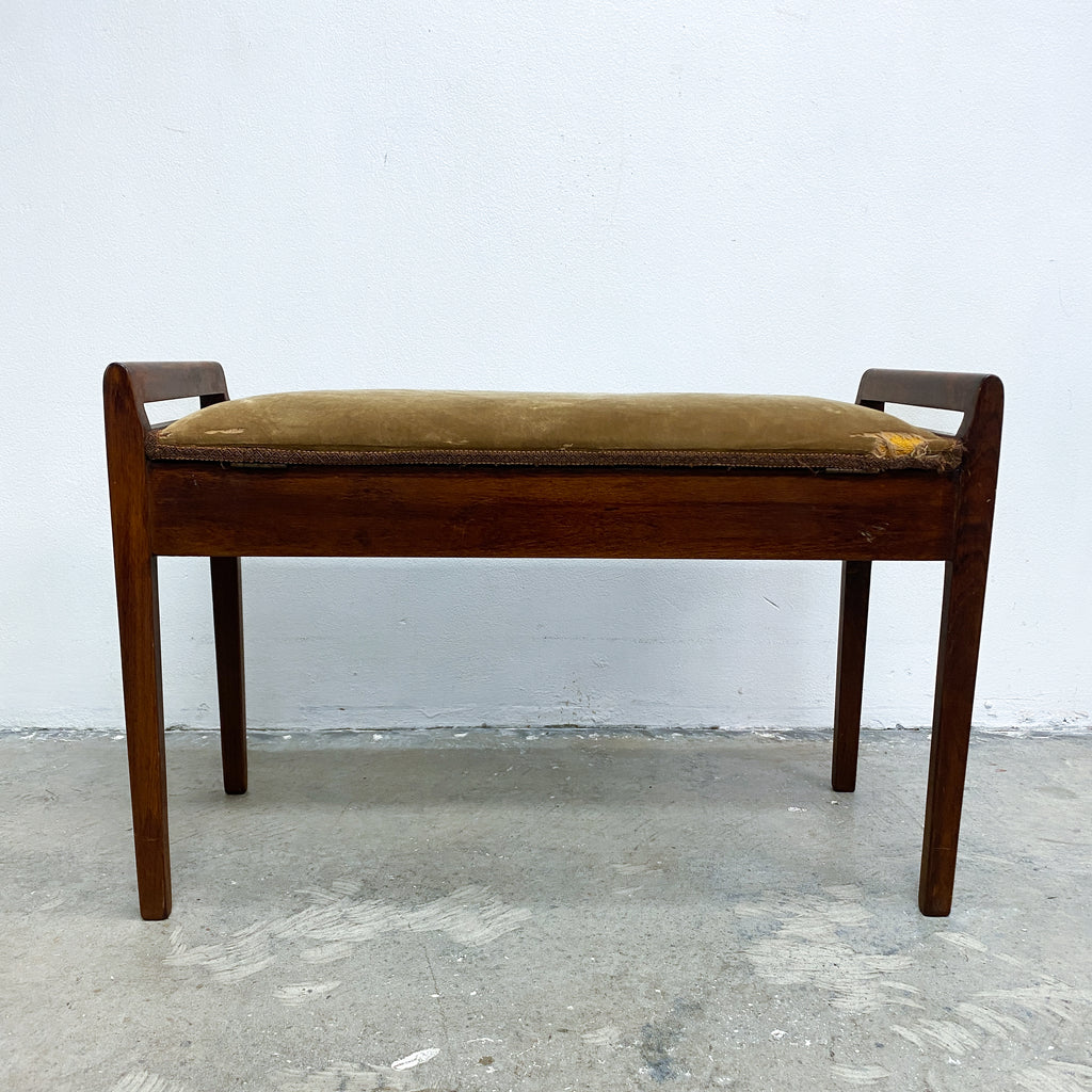 Vintage Brazilian Rosewood Piano Stool
