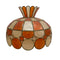 Vintage Capiz Shell Ceiling Light Shade
