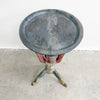 Vintage Carved Folk art Wine Side Table