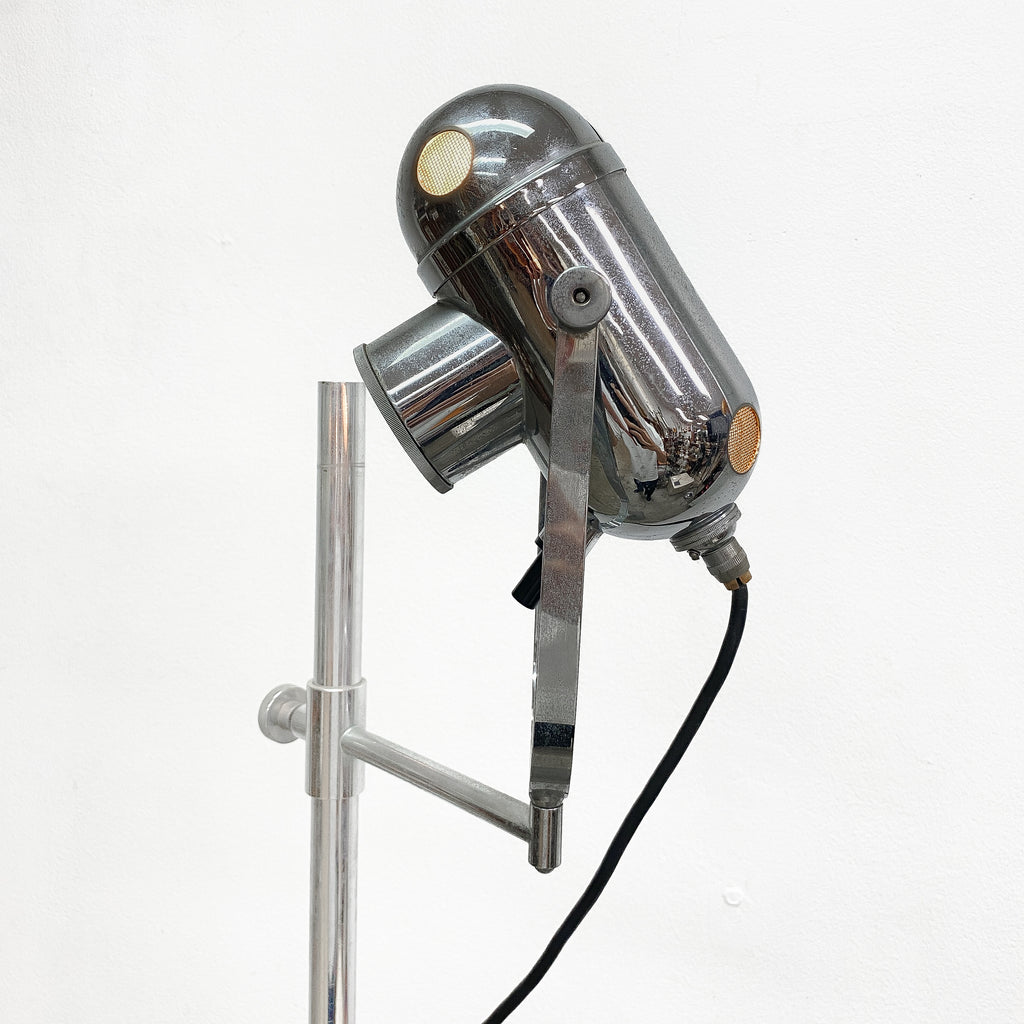 Vintage Ex-Medical Bullseye Floor Lamp