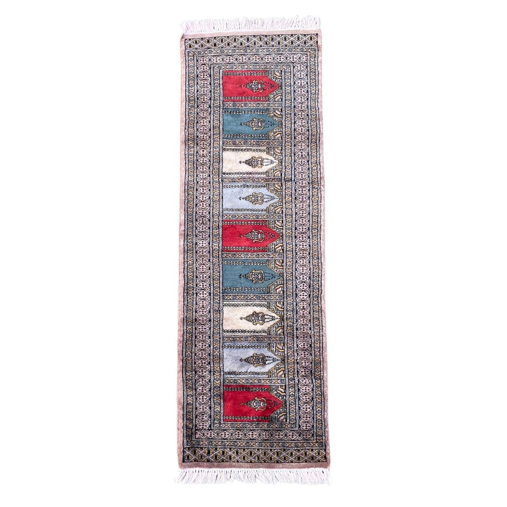 Vintage Hand Knotted Wool Rug
