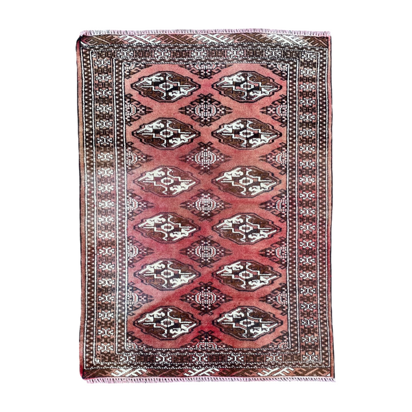 Vintage Hand Knotted Wool Rug