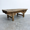 Vintage Low Oriental Side Table Well Weathered Rustic Finish