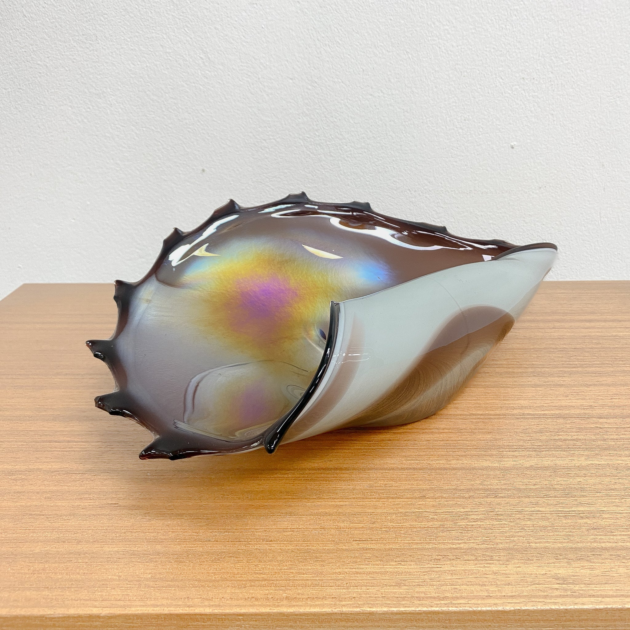Large Vintage Murano Art Glass Shell Shape Bowl– The Design Ark