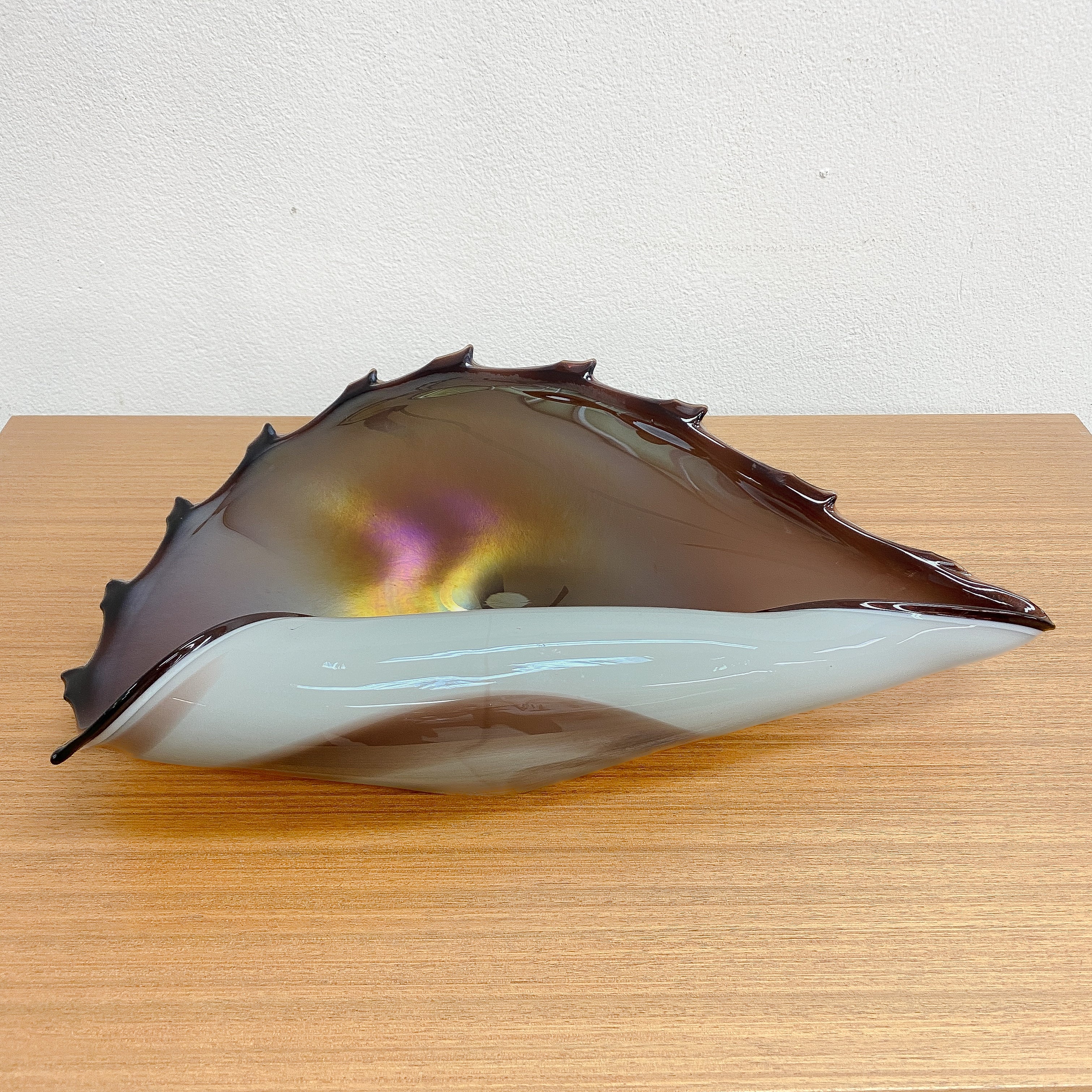 Large Vintage Murano Art Glass Shell Shape Bowl– The Design Ark
