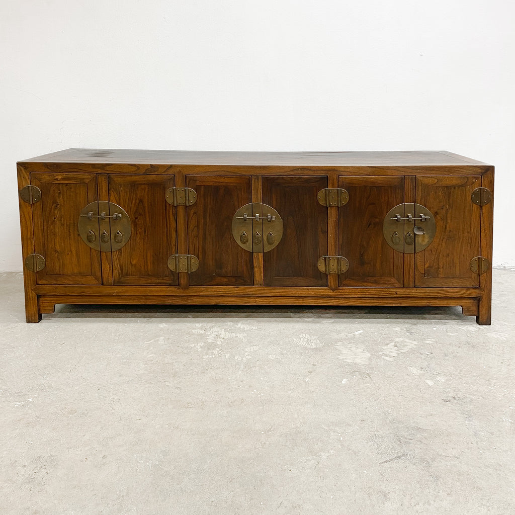 Vintage Oriental Low Sideboard