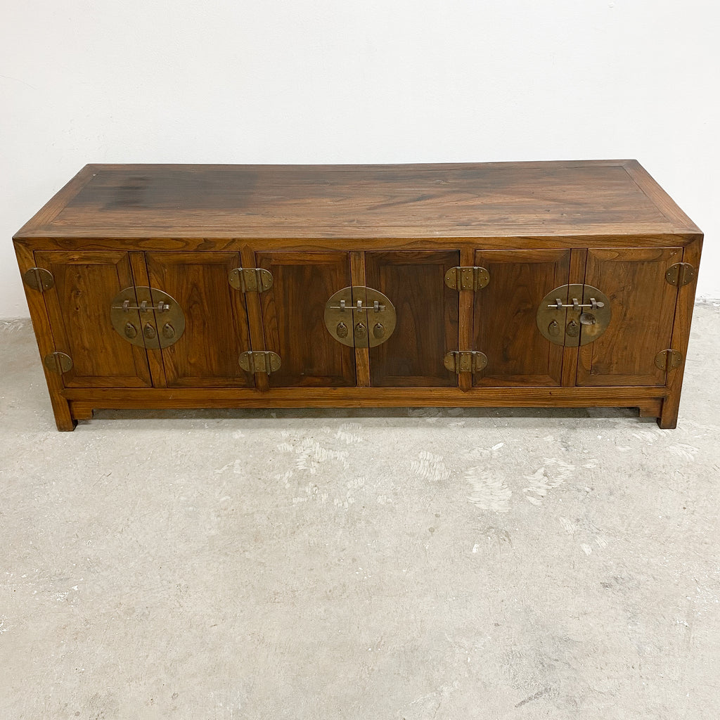 Vintage Oriental Low Sideboard