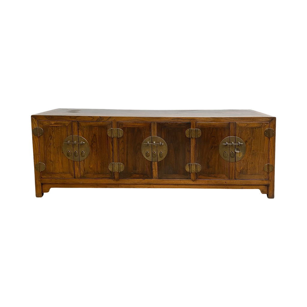 Vintage Oriental Low Sideboard