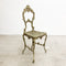 Vintage Ornate Cast Iron Chair