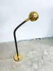 Vintage Oslo Gold Chrome Gooseneck Floor Lamp