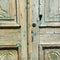 Vintage Pair Of Carved Baltic Pine Egyptian French Doors