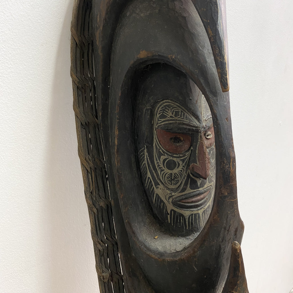 Vintage Papua New Guinea Carved Tribal Figure Statue