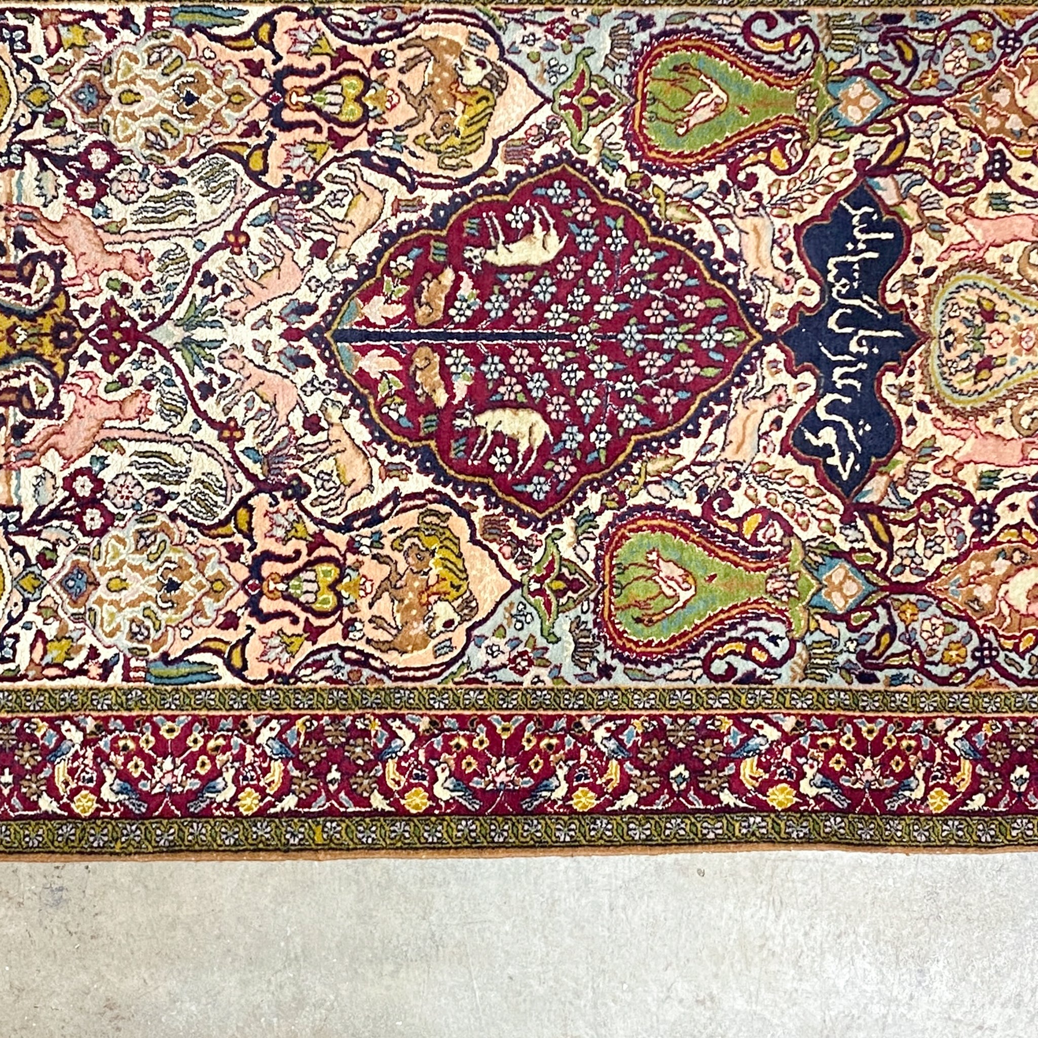 Vintage Persian Rug With Intricate Pattern– The Design Ark