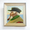 Vintage Portrait Painting Of Old Fisherman 