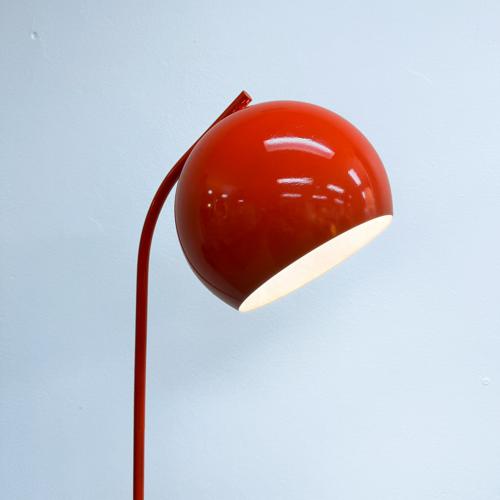 Vintage Post Modern Ball Floor Lamp With Marble Base